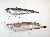 Merluche à longues nageoires (en haut) avec merluche blanche